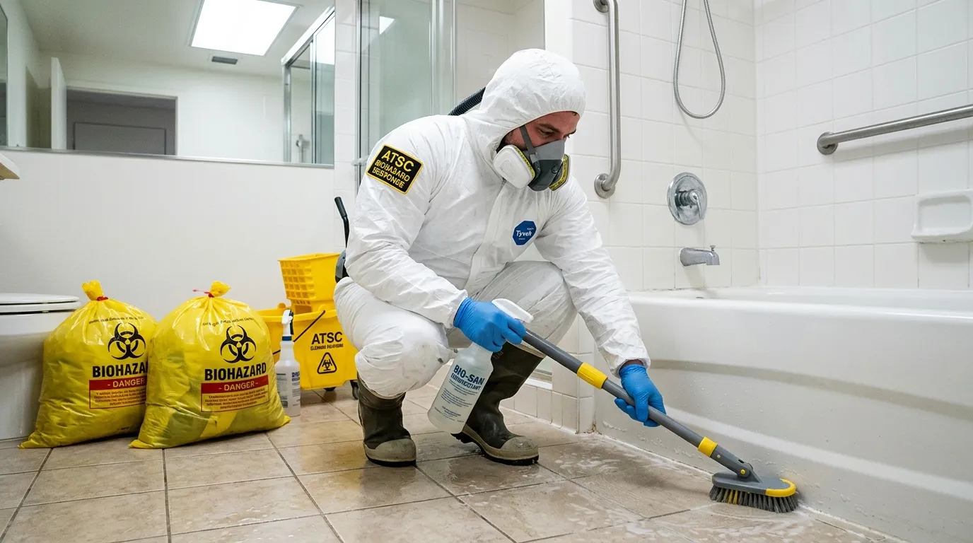 Decontamination equipment deployed for Blood Cleanup in Willis